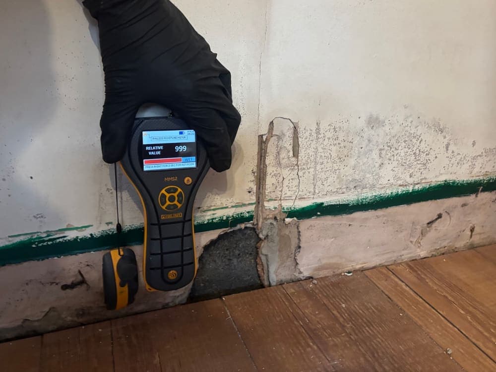 Moisture Mapping on site