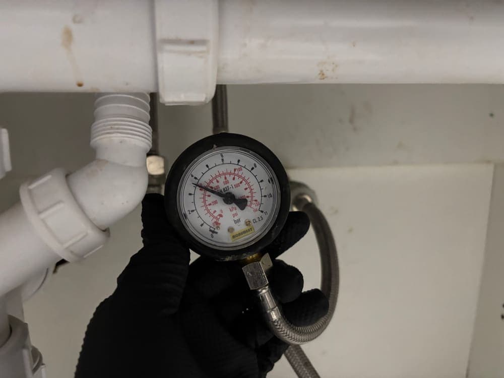 Pressure Testing on site